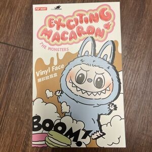 Authentic Labubu, Exciting Macaron, Soymilk